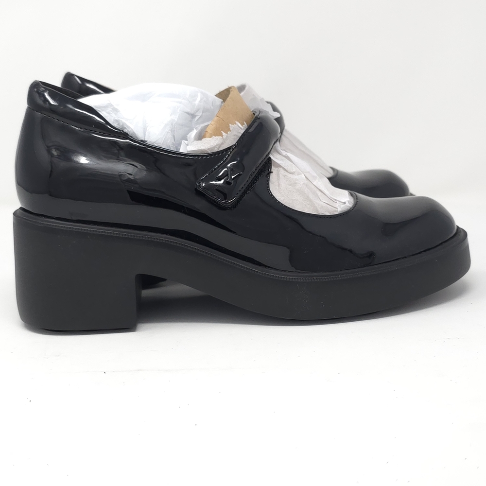 Naturalizer Amanda Black Patent Mary Jane Platform Pumps US 6 M - Picture 3 of 9